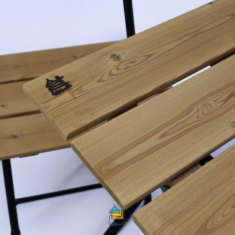 میز و صندلی ناهارخوری 2 نفره دسیچو مدل تاشو ترموود 2040