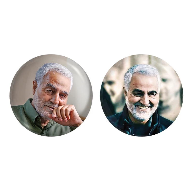 مگنت خندالو طرح سردار قاسم سلیمانی کد 1259712596 مجموعه 2 عددی