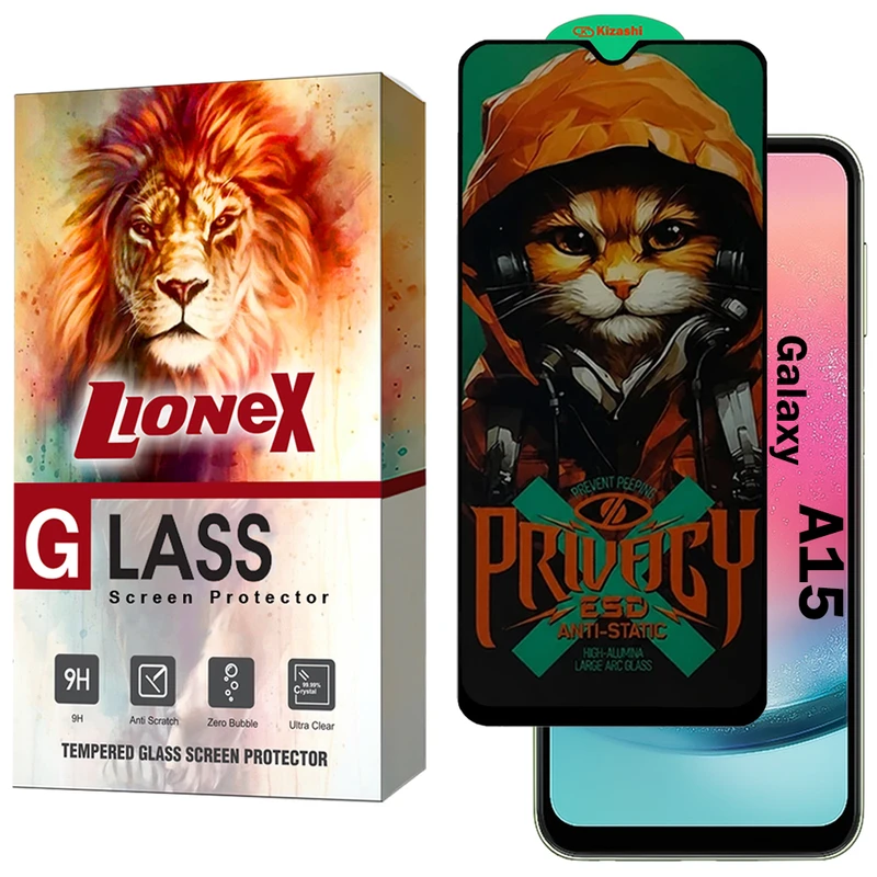 محافظ صفحه نمایش لایونکس مدل CATPRVL مناسب برای گوشی موبایل سامسونگ Galaxy A15 4G / Galaxy A15 5G