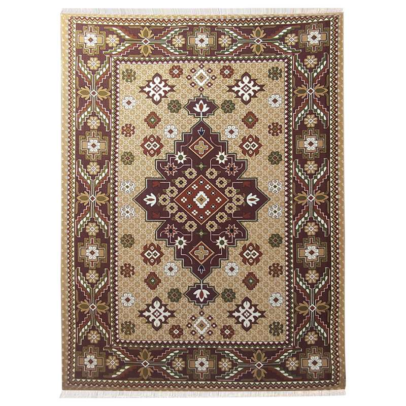 گلیم ماشینی مدل کاشان کد 1040