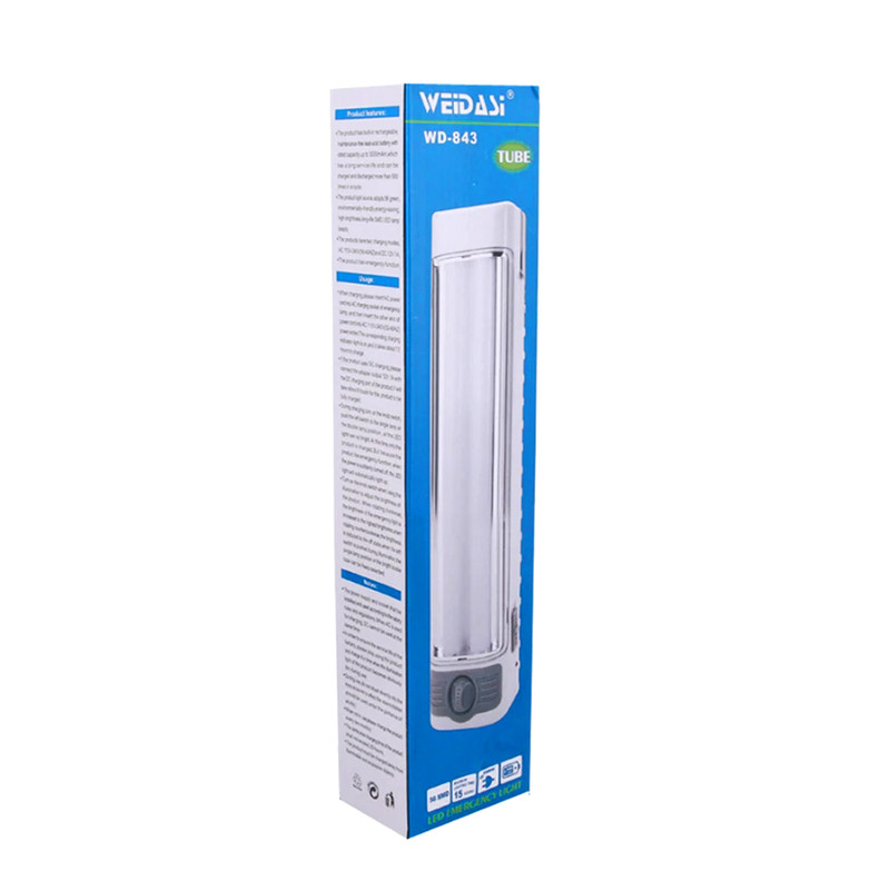 چراغ اضطراری ویداسی کد WD-845T با نور مهتابی