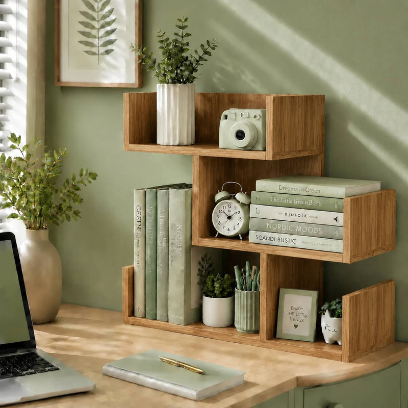 کتابخانه رومیزی سه طبقه سیماژ مدل CZ1014