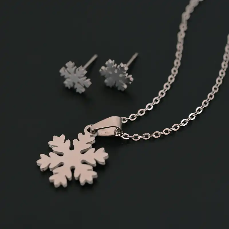 نیم ست زنانه طرح برف کد NS1262