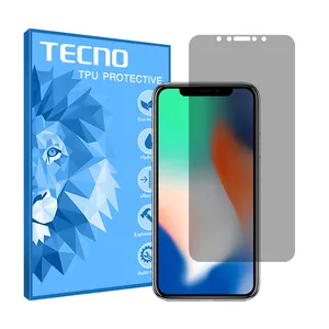 Tecno HyPRV model privacy screen protector suitable for Apple iPhone X mobile phone