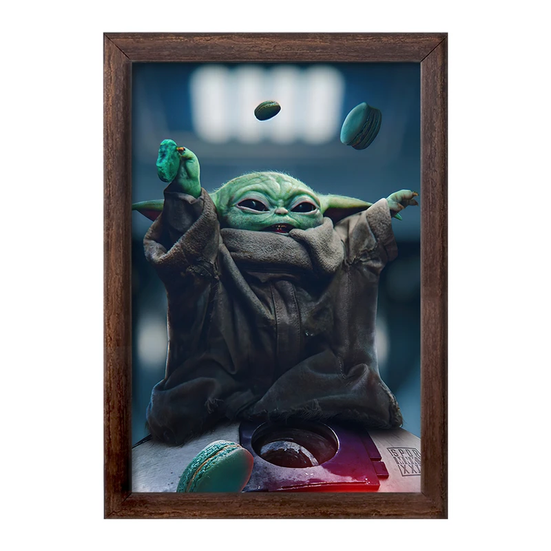تابلو خندالو طرح یودا سریال جنگ ستارگان کد 26073
