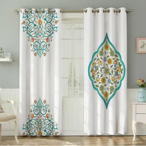 پرده نیروانا طرح مدرن  مدل مخمل کد 9019 سایز 140×280 سانتی متر