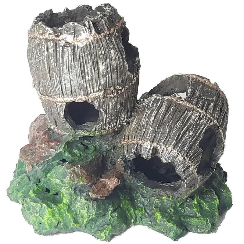 عکس شماره 5 : بشکه تزئینی آکواریوم کد 115