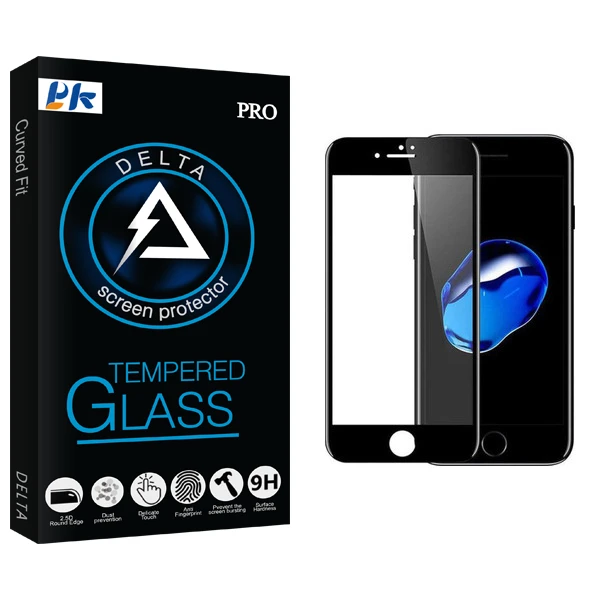 محافظ صفحه نمایش پی کی مدل Delta Glass مناسب برای گوشی موبایل اپل iPhone 7/8