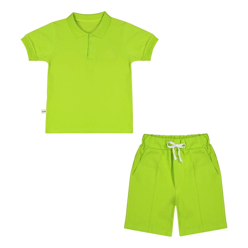 ست پولوشرت و شلوارک پسرانه مدل JSL03