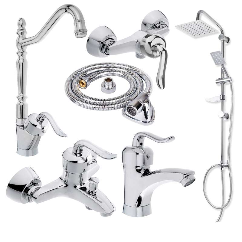 ست شیرآلات مدل لاروس مجموعه 6 عددی