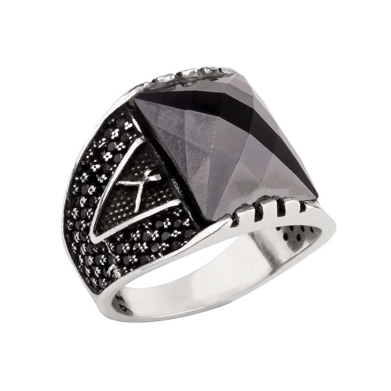 انگشتر نقره مردانه مدل 21994