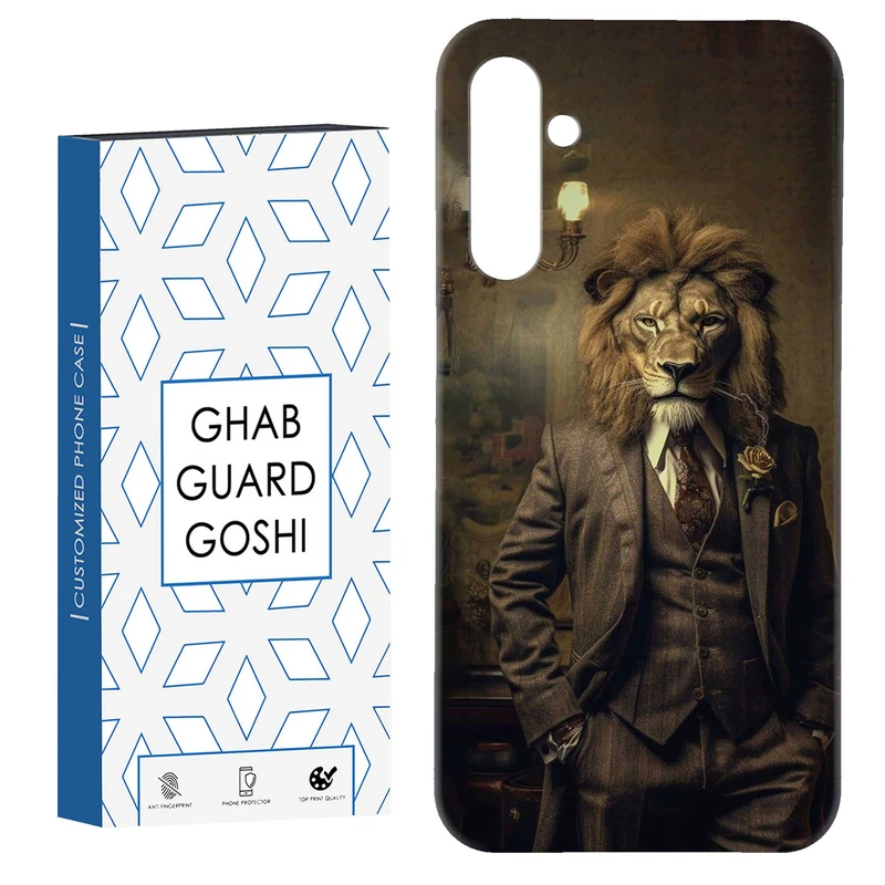 کاور قاب گارد گوشی طرح مرد شیری کد Dimo-621 مناسب برای گوشی موبایل سامسونگ Galaxy S23 Fe