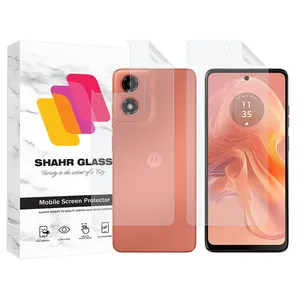 Shahr Glass MTNANFBSH Screen Protector With Nano Back For Motorola Moto G04