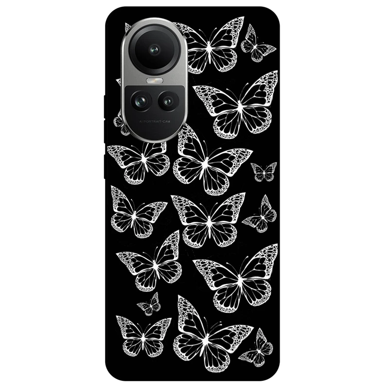کاور مگافون طرح پروانه مدل 7244 مناسب برای گوشی موبایل اوپو Reno 10 5G