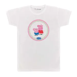 تی شرت بچگانه پرمانه طرح پپا پیگ کد pmt.4757