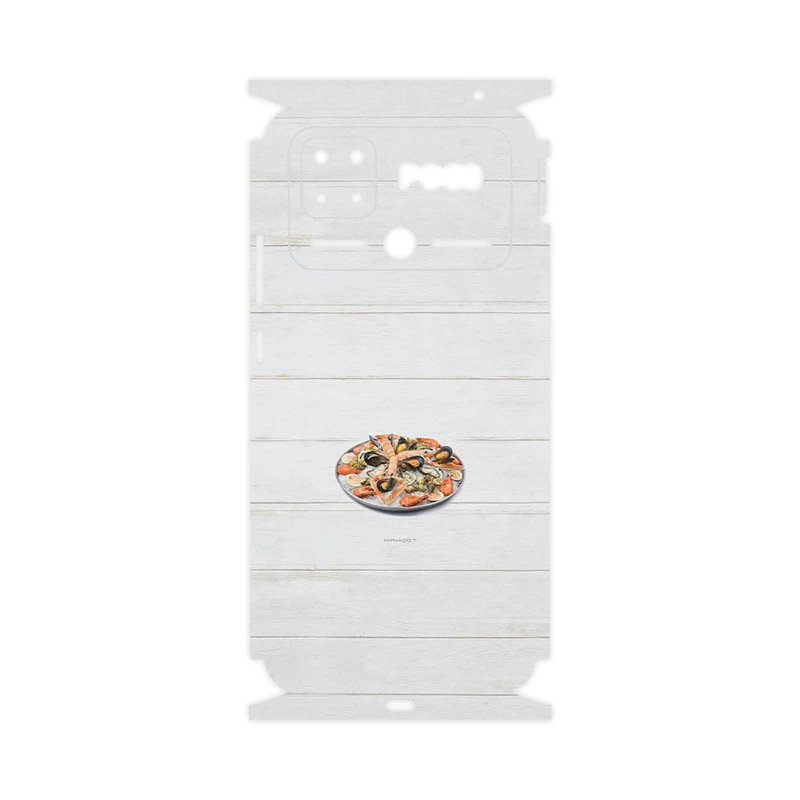 برچسب پوششی ماهوت مدل Seafood-FullSkin مناسب برای گوشی موبایل شیائومی Poco C40