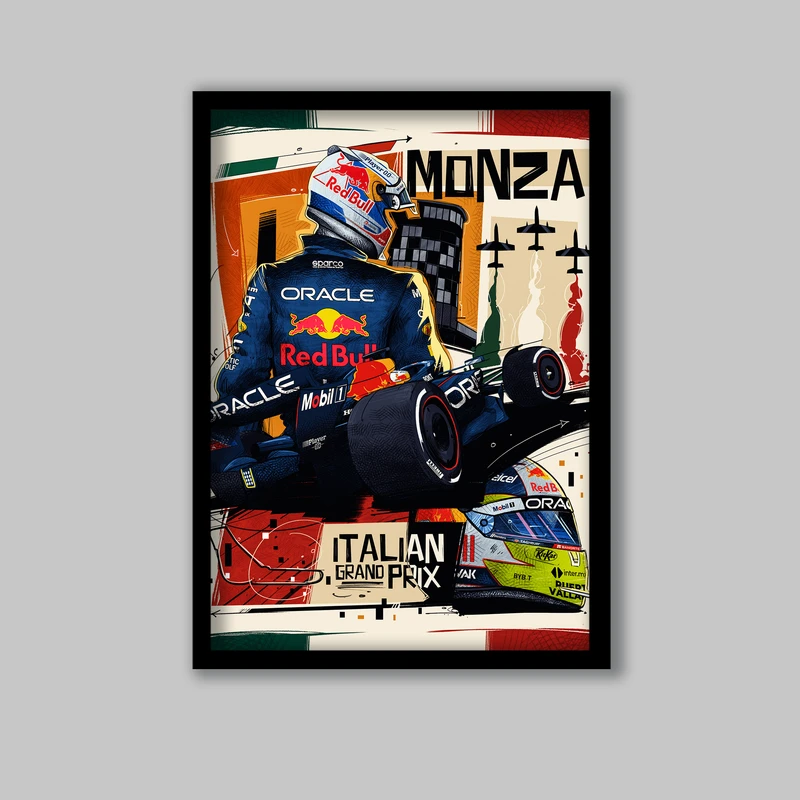 تابلو لیلیان طرح فرمول یک ردبول 2023 کد LA-G10323-2