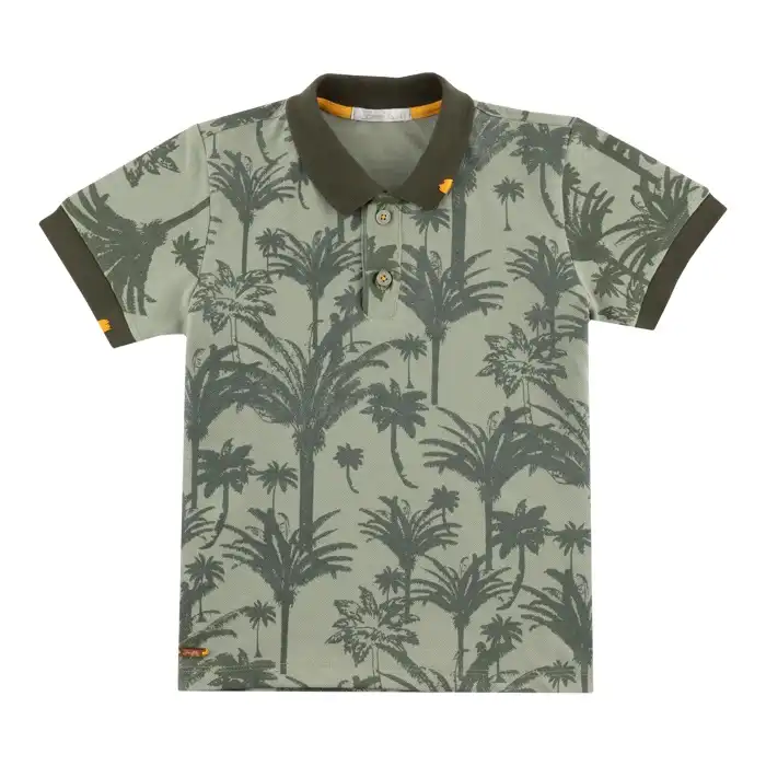 ست پولوشرت و شلوارک پسرانه فیورلا مدل نخلستان 33058