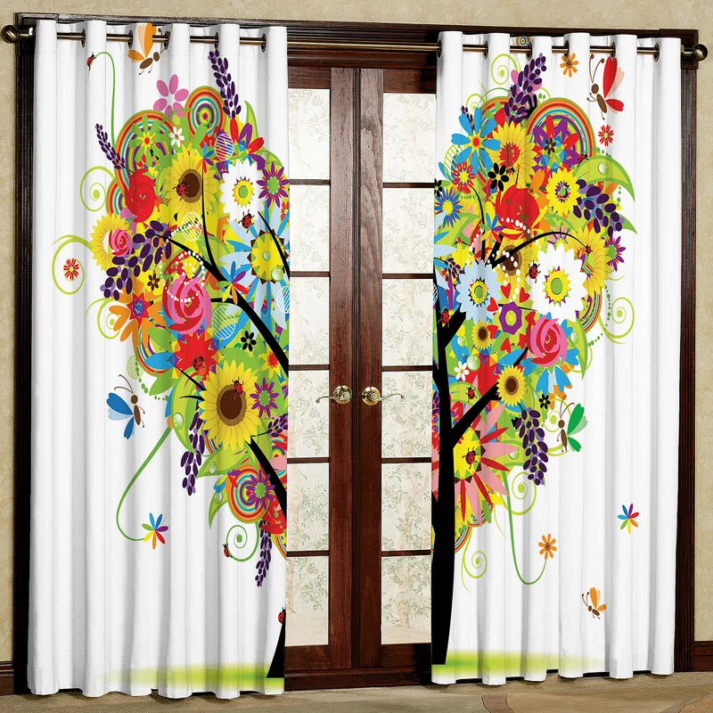 پرده مدل مخمل پانچی کد 2166T2 سایز 200x140 سانتی متر