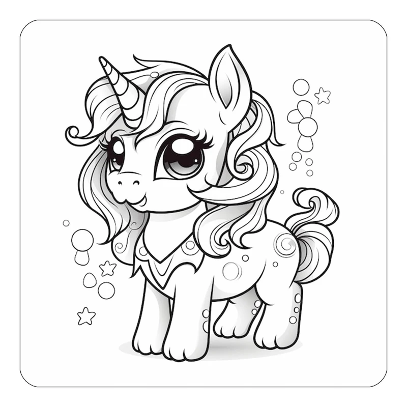 مگنت کاکتی طرح اسب تک شاخ و یونیکورن مدل mp31511