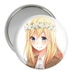 آینه جیبی خندالو مدل هیستوریا انیمه اتک آن تایتان Attack on Titan  کد 18566