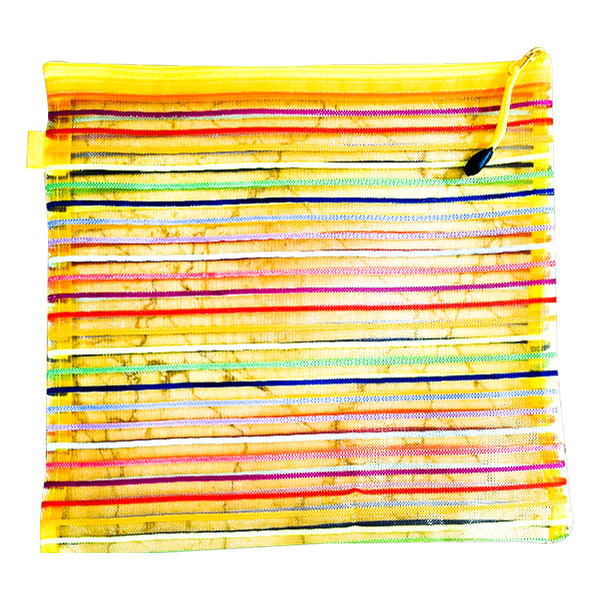 پوشه مدل زیپ دار طرح راه راه