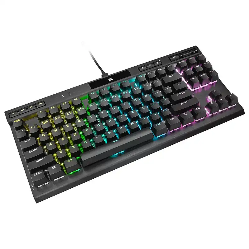 کیبورد مخصوص بازی کورسیر مدل  K70 RGB TKL  CHERRY MX Red