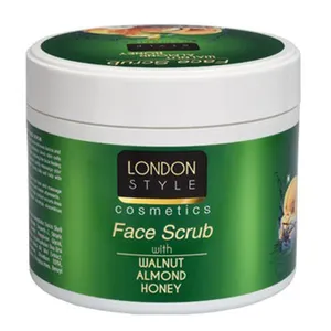 کرم لایه بردار پوست لندن استایل مدل Walnut & Honey حجم 300 میلی لیتر