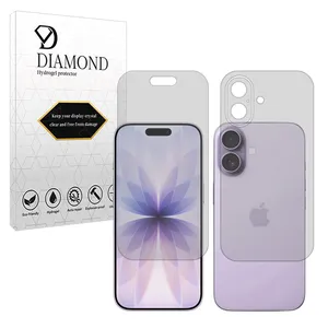 Diamond Tough model matte screen protector suitable for Apple iPhone 17 mobile phone along with the back protector 