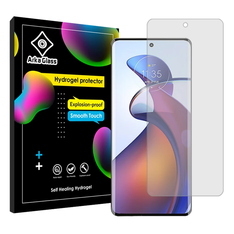 محافظ صفحه نمایش شفاف آرکا گلس مدل Tough مناسب برای گوشی موبایل موتورولا Edge 30 Fusion