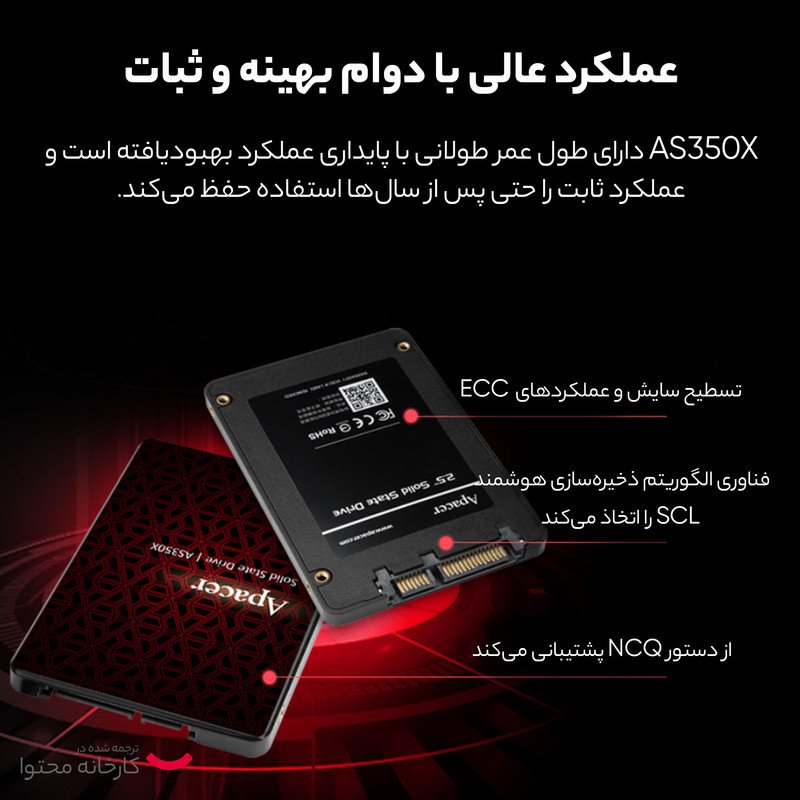 اس اس دی اینترتال اپیسر مدل AS350 PANTHER ظرفیت 1 ترابایت