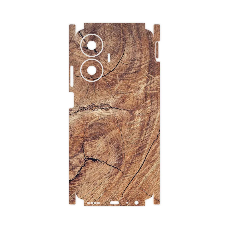 برچسب پوششی ماهوت مدل Wood Texture 5-FullSkin مناسب برای گوشی موبایل ریلمی C55