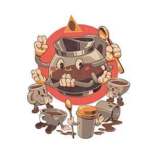 برچسب لپ تاپ طرح کافیتیون کد 01