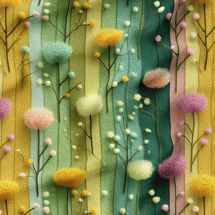 پارچه ملحفه عرض 1.5 متر پارچه باما طرح سه بعدی گل تارین کد 5015029 رنگ سبز