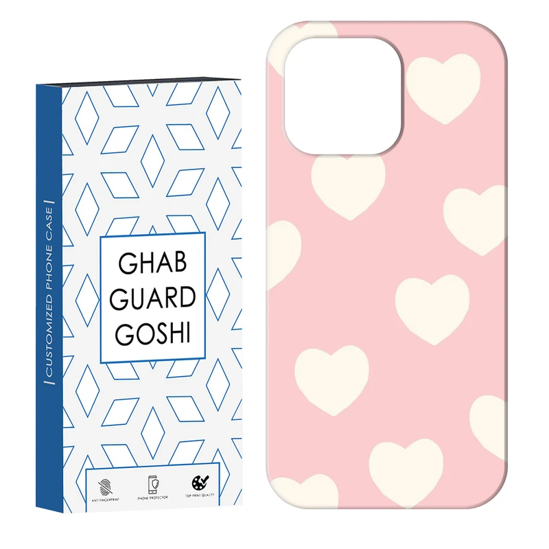 کاور قاب گارد گوشی طرح قلب کد Dimo-044 مناسب برای گوشی موبایل اپل IPHONE 16 PRO   