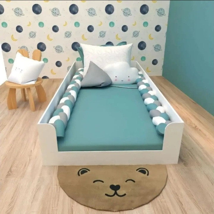 تخت خواب کودک یک نفره مدل k22 سایز 130×70 سانتیمتر
