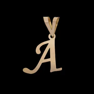 آویز گردنبند طلا 18 عیار زنانه ناریا طرح حرف A