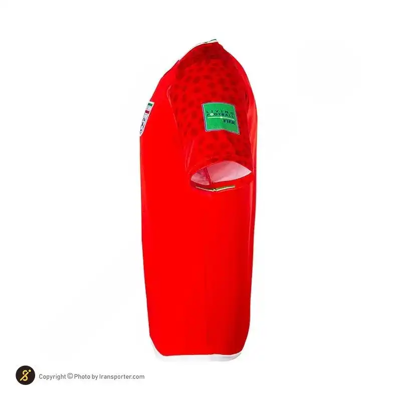 ست تی شرت و شلوارک ورزشی مردانه مروژ مدل ایران جام جهانی قطر کد 2022A