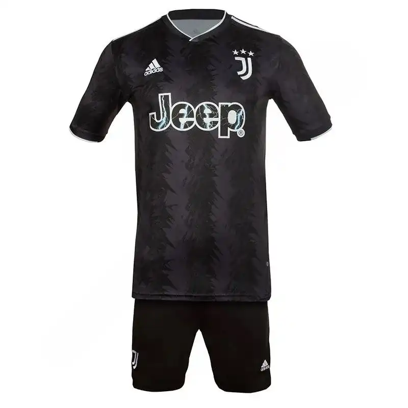 ست تیشرت و شلوارک ورزشی مردانه مدل فوتبال اول یوونتوس NK-6639