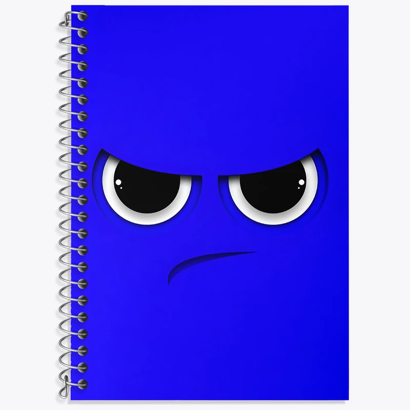 دفتر نت موسیقی 50 برگ خندالو طرح ایموجی عصبانی کد N5284