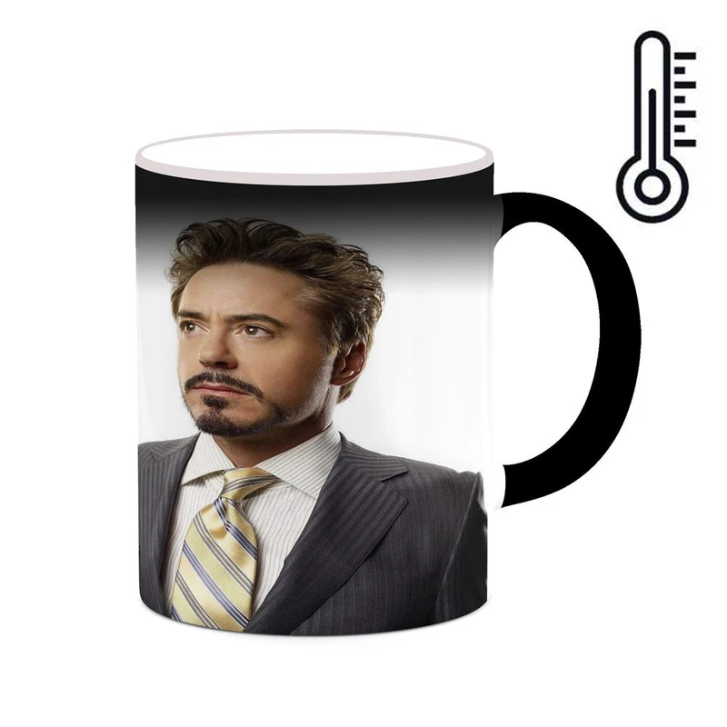 ماگ حرارتی کاکتی طرح Robert Downey Jr مدل mgh27177