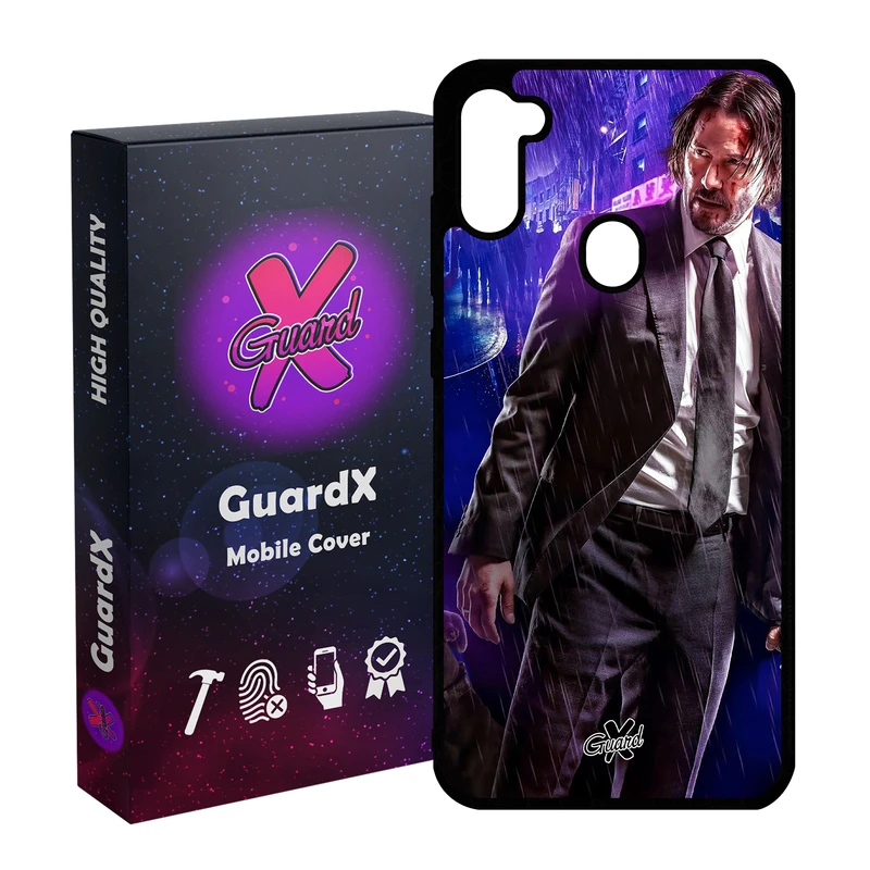 کاور گارد ایکس طرح John Wick مدل Glass10124 مناسب برای گوشی موبایل سامسونگ Galaxy A11 / M11