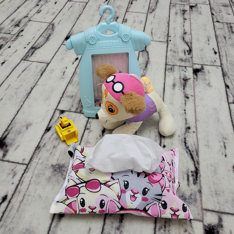 کاور دستمال کاغذی کودک  مدل گربه ملوس کد 342