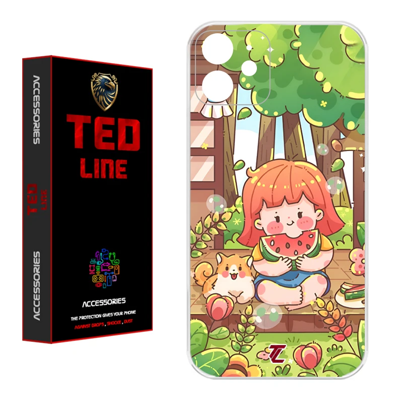 کاور تدلاین طرح دختر هندونه ای کد 1180 مناسب برای گوشی موبایل اپل Iphone 12