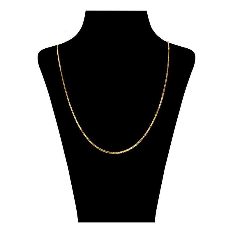 زنجیر طلا 18 عیار زنانه گلدم طرح ونیزی مدل PE-3070008