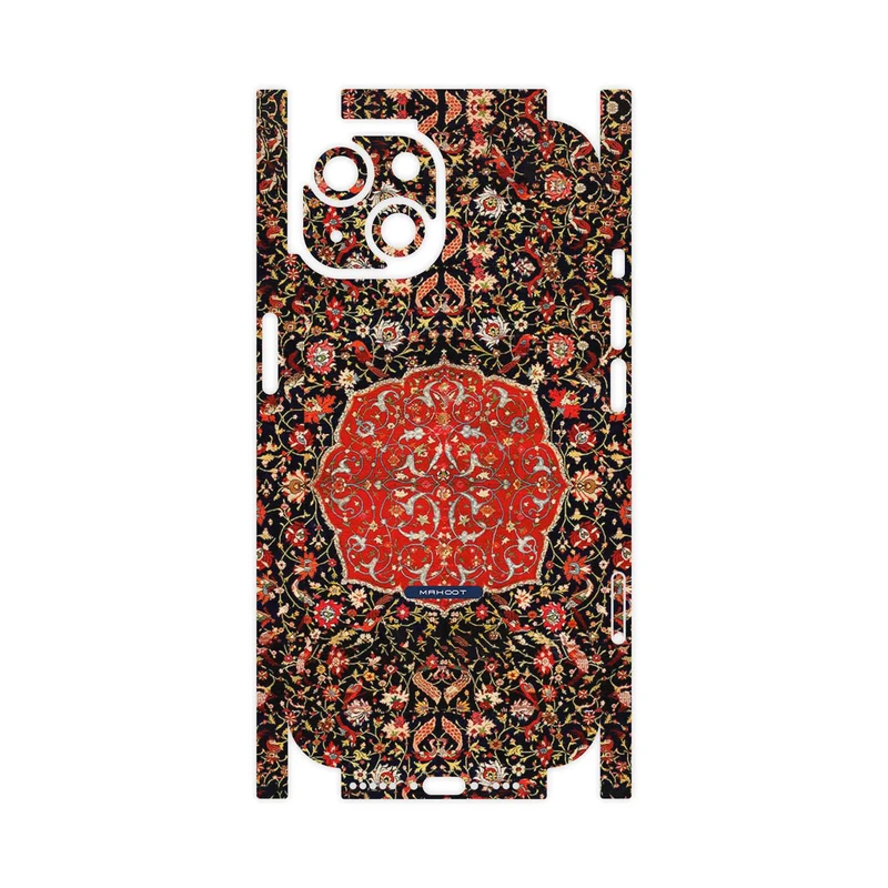 برچسب پوششی ماهوت مدل Persian_Carpet_Red-FullSkin مناسب برای گوشی موبایل اپل iPhone 15