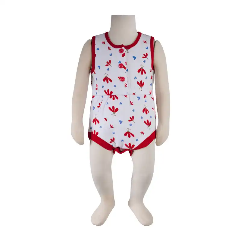 بادی نوزادی آدمک کد 178491 رنگ قرمز