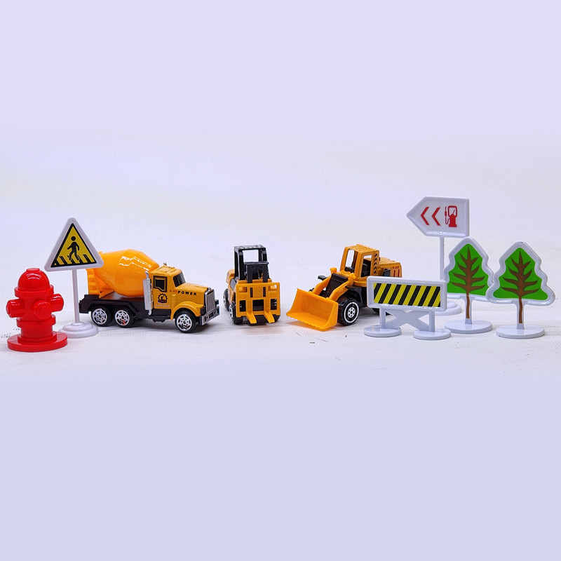 کیت ماشین بازی مدل راهسازی engineering مجموعه 9 عددی
