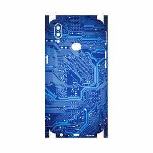 MAHOOT Blue Printed Circuit Board-FullSkin Cover Sticker for Samsung Galaxy A10s