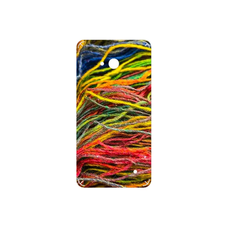 برچسب پوششی ماهوت مدل Fabric Texture 9 مناسب برای گوشی موبایل مایکروسافت Lumia 640